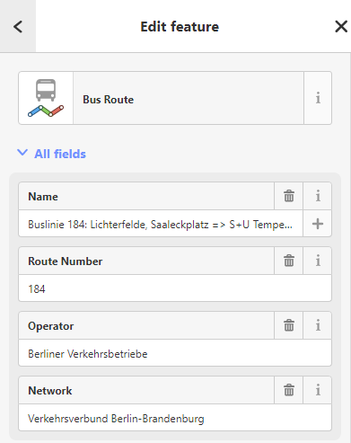 Berlin bus route