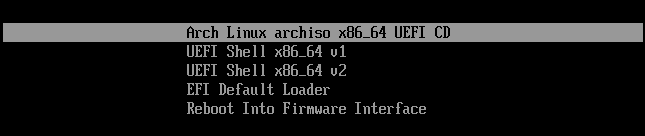 Arch Linux UEFI